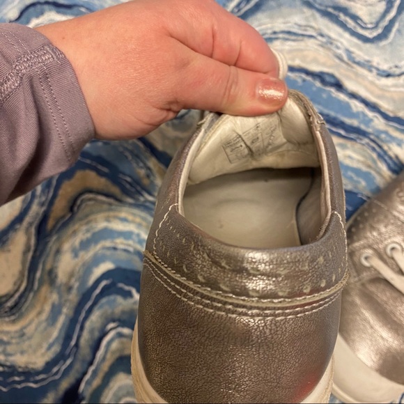 Josef seibel pewter lace up tennis shoes size 40 - Picture 6 of 12